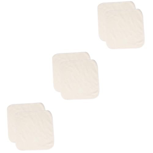 VALICLUD 3 Sätze Bambusfaserreinigungstuch Waschlappen Handtuch Gesichtswaschtücher Gesichtswaschlappen Mikrofaserschwämme Für Die Gesichtsbehandlung Peeling-waschlappen Beige 2 Stücke * 3 von VALICLUD