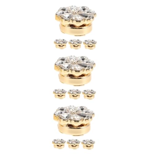VALICLUD 3 Sätze Blumen-manschettenknöpfe Behälter Mit Deckel Flaschenregal Weinregal Rhinestone Manschettenknöpfe Schmuck Manschettenknöpfe Kristallknöpfe Für Bekleidung Golden 4 Stück * 3 VALICLUD 3 Sätze Blumen-manschettenknöpfe Behälter Mit Deckel Flaschenregal Weinregal Rhinestone Manschettenknöpfe Schmuck Manschettenknöpfe Kristallknöpfe Für Bekleidung Golden 4 Stück * 3 von VALICLUD