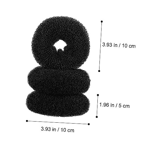 VALICLUD 3 Sätze Donut Dutt Maker Haarschmuck mit Elastischen Haargummis und U Förmigen Haarklemmen DIY Haarstyling Zubehör für Frauen Geeignet für Ballett Party Yoga und Alltag Teilig von VALICLUD