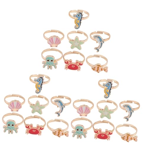 VALICLUD 3 Sätze Ring Paar Schmuck Gold Tierischer Finger Größer Sterling Party Deko -ring-set Ringe Mit Tiermotiven Bezaubernder Ring Für Mädchen Legierungsring 7 Stück * 3 VALICLUD 3 Sätze Ring Paar Schmuck Gold Tierischer Finger Größer Sterling Party Deko -ring-set Ringe Mit Tiermotiven Bezaubernder Ring Für Mädchen Legierungsring 7 Stück * 3 von VALICLUD