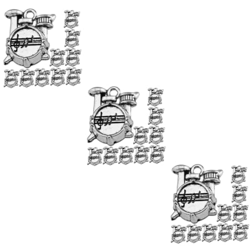 VALICLUD 3 Sätze Teiliges Metall Charms Für Schmuckherstellung Diy Anhänger Für Halskette Armband Schlüsselanhänger Langlebige Zierde Antikem Für Kreative Bastelprojekte 10 Stück * 3 von VALICLUD