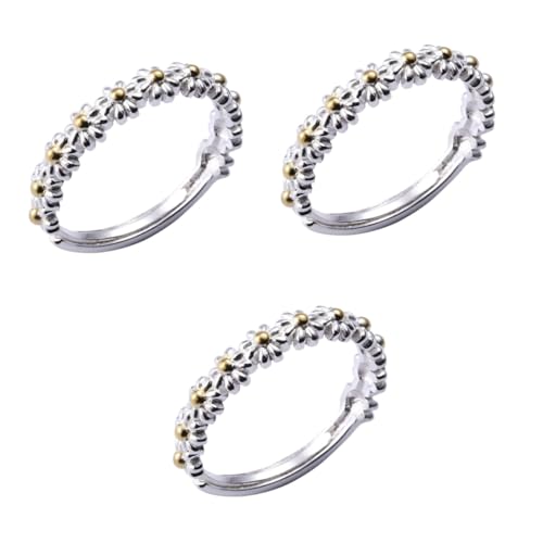 VALICLUD 3 Stck. Kleiner Gänseblümchenring Für Modischer Gänseblümchenring Gänseblümchenring Exquisiter Frauenring Süßer Frauenring Modischer Damenring Kupfer VALICLUD 3 Stck. Kleiner Gänseblümchenring Für Modischer Gänseblümchenring Gänseblümchenring Exquisiter Frauenring Süßer Frauenring Modischer Damenring Kupfer von VALICLUD