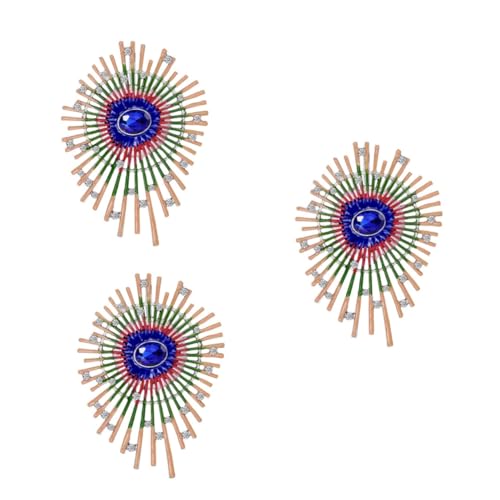 VALICLUD 3 Stck. Kreative Brosche für Damen Hochzeitsanstecker Ansteckblume für Feierlichkeiten Partys Besondere Anlässe Robust Langlebig von VALICLUD