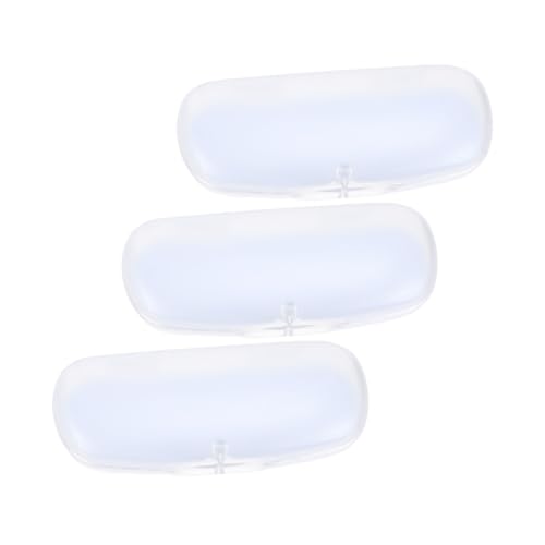 VALICLUD 3stücke Transparentes Brillenetui Aus Brillenbox Organizer Für Schutz Gläser Lagerung Box Praktische Brillenschutzetui Wasserdichte Brille Aufbewahrung von VALICLUD