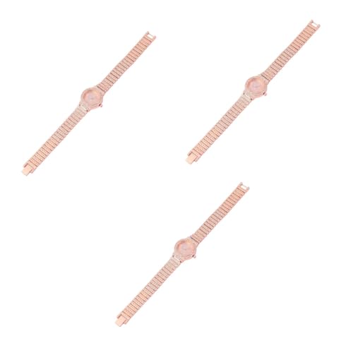 VALICLUD 3stücke Stylische Damenarmbanduhr Mit Strasssteinen Elegante Quarz-Uhr Für Mädchen Modisches Accessoire Roségold Für Alltag Und Besondere Anlässe VALICLUD 3stücke Stylische Damenarmbanduhr Mit Strasssteinen Elegante Quarz-Uhr Für Mädchen Modisches Accessoire Roségold Für Alltag Und Besondere Anlässe von VALICLUD