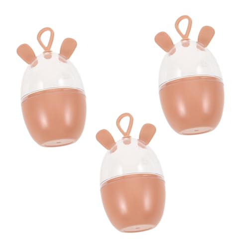 VALICLUD 3 Stück Beauty Egg Aufbewahrungsbox Organizer Pudermischung Mit Schwamm Make Up Kosmetikschwämme Halter Für Make Up Auftragen Eier Pads Behälter Beauty Sponge Kunststoff von VALICLUD
