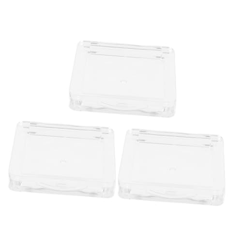 VALICLUD 3stücke Transparente Kleine Make-up-palette Etui Puder Behälter Mix Palette Tablett Für Lidschatten Spender Leere Make-up Platten Behälter von VALICLUD