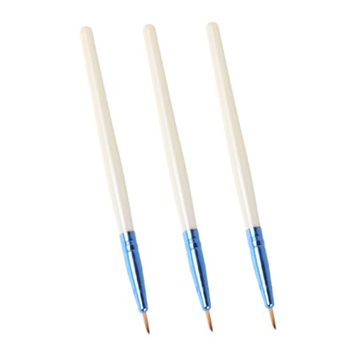 VALICLUD 3stücke Teiliges Augen-make-up-pinselset Spitze Eyeliner-pinsel Kosmetisches Werkzeug Präzise Augenpinsel Für Eyeliner Concealer Und Lidschatten von VALICLUD