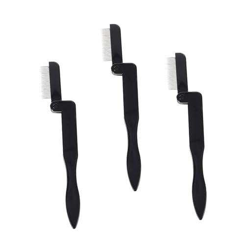VALICLUD 3 Stück Faltbarer Wimpern und Augenbrauenbürste Teiliges Mini Makeup Werkzeug Ergonomisches Design zur Haut für Präzises Styling und Gleichmäßiges Auftragen von Mascara von VALICLUD