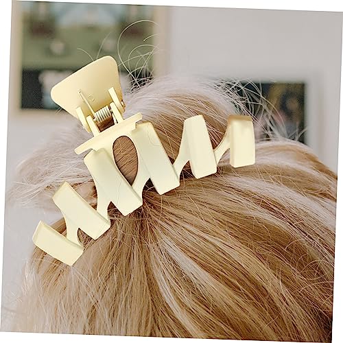 VALICLUD 3 Stück Große Haarklammern Rutschfest Haarspangen für Damen und Mädchen Modisches Haarschmuck Vielseitig Einsetzbar für Alltag Büro und Freizeit Beige und Kaffee von VALICLUD