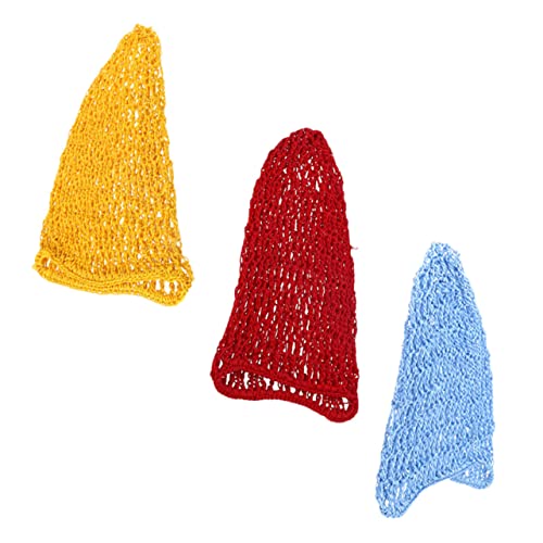 VALICLUD 3stücke Gehäkeltes Netz-haarnetz Atmungsaktive Haarabdeckung Zum Schlafen Bequeme Haarmaske Für Damen Leicht Und Wiederverwendbar von VALICLUD