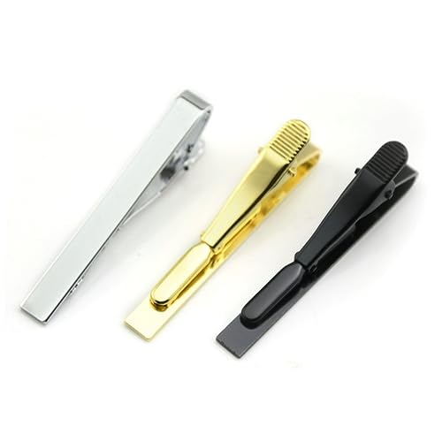 VALICLUD 3 Stück Krawattenverschluss aus Metall geldschrank men accessories krawattenhalter Krawattenklammer für Anzug Krawattenklammer-Set Krawattenklammern Kabelbinder aus Metall von VALICLUD
