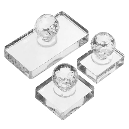 VALICLUD 3stücke Lidschatten-presswerkzeug Stempel Für Textmarker Und Make-up Glatte Finish-formen Leicht Zu Tragen Und Mühlösung Für Make-up-kreationen von VALICLUD