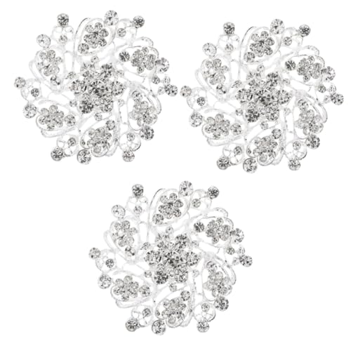 VALICLUD 3 Stück Mode Brosche abstecknadeln trachtenbrosche Silberne Schmuckbrosche Broschennadeln für Dame Brosche Hochzeitskleid Brosche Partybrosche prop Strasssteine Silver VALICLUD 3 Stück Mode Brosche abstecknadeln trachtenbrosche Silberne Schmuckbrosche Broschennadeln für Dame Brosche Hochzeitskleid Brosche Partybrosche prop Strasssteine Silver von VALICLUD