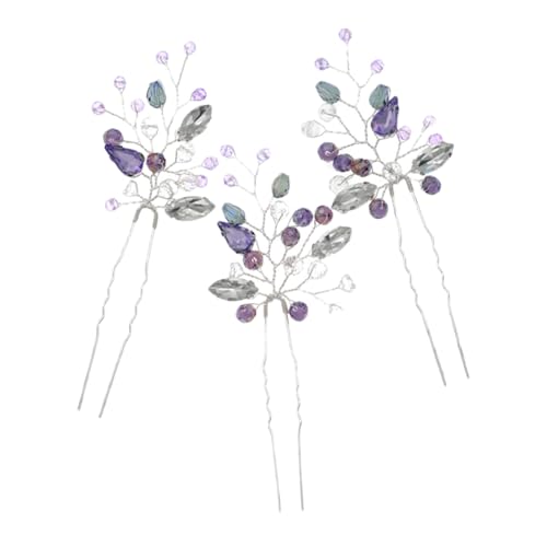 VALICLUD 3stücke Strass-haarnadeln Im Chinesischen Stil Haarstäbe Für Frauen Und Mädchen Dekorative Haar-accessoires Für Frisuren Und Dutts Schlichtes Retro-design Für Alltag Und von VALICLUD