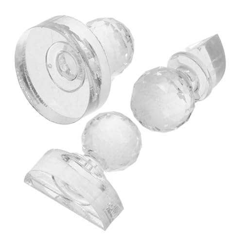 VALICLUD 3stücke Lidschatten-applikator Diy-lidschatten-tool Lidschatten-versiegelung Feinstempel Make-up-tool Kosmetik-zubehör Kosmetik-presswerkzeug Kosmetik-stempel Lidschatten-tool von VALICLUD