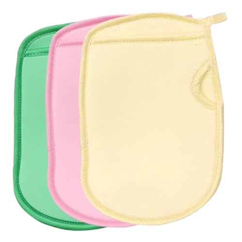 VALICLUD 3 Stück Schrubber für tote Haut weiches Peelinghandschuh Bad schrubben waschen Zurück Sanft Peeling für den Körper Peeling-Handschuhe für Damen Frauen peeling-Handschuhe pva von VALICLUD
