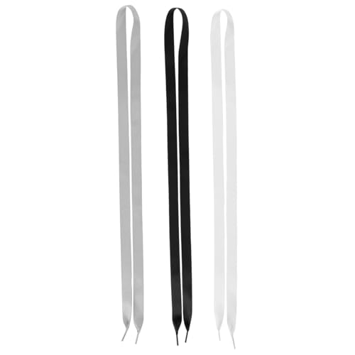 VALICLUD 3 Stück Teiliges Dekorative Schnürsenkel aus Langlebigem Polyester für Damen und Verschleißfest Vielseitig Passend für Verschiedene Schuharten in von VALICLUD