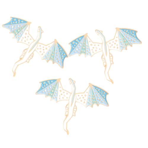 VALICLUD 3 Stück Teiliges Dinosaurier Broschen aus Hochwertiger Legierung Kreative Anstecknadeln für Hut Schal Kleidung Rucksack und Jacke Langlebig Modisch Vielseitig Einsetzbar von VALICLUD