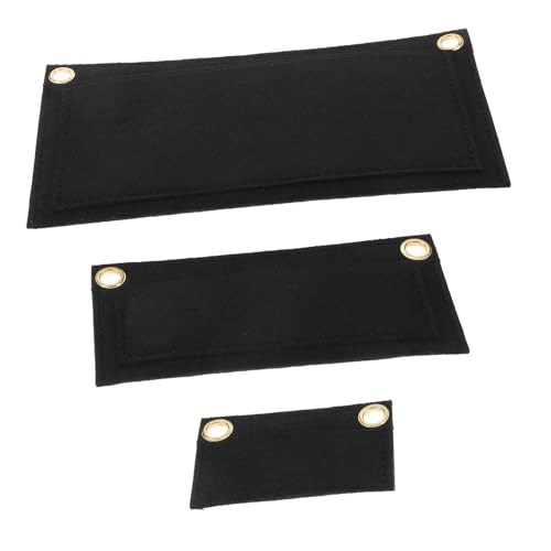 VALICLUD 3 Stück Teiliges Filz Taschen Organizer mit Inneneinsatz und Schulterriemen Passend für Clutch Umhänge und Geldbörsen Praktischer Innenfuttereinsatz zur Optimalen Raumnutzung und von VALICLUD