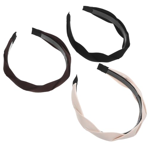 VALICLUD 3stücke Französisches Haarband Kreativer Kopfschmuck Für Frauen Und Mädchen Dekoratives Stirnband Für Alltag Und Partys von VALICLUD