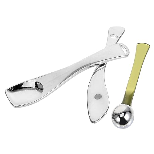 VALICLUD 3stücke Pack Kosmetikspatel Für Gesichtspflege Creme Auftragen Hautpflege-tool Sample Löffel Make-up-spatel Hautspatel Augencreme-probenlöffel von VALICLUD