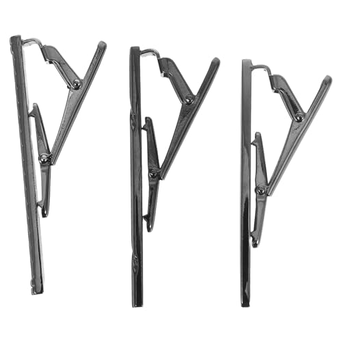 VALICLUD 3 Stück Teiliges Minimalistische Metall-krawattenklammern für Herren Schwarze Gravierte Kupfer-tie Bars Langlebig Professionell Zuverlässiger Halt für Business Hochzeit Büro und von VALICLUD