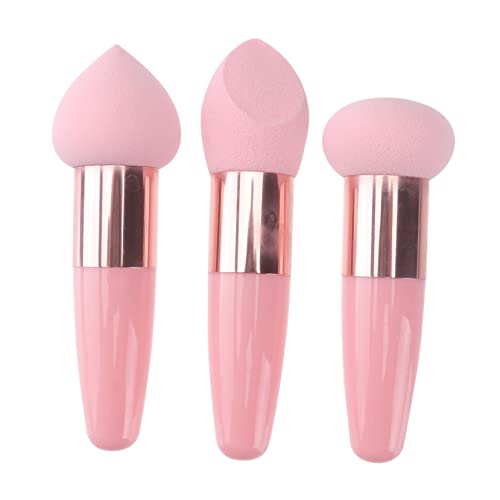VALICLUD 3 Stück Teiliges Set Kosmetische Schwammstifte Multifunktionale Make Up Pinsel für Foundation Puder und Waschbar und Wiederverwendbar für Damen von VALICLUD