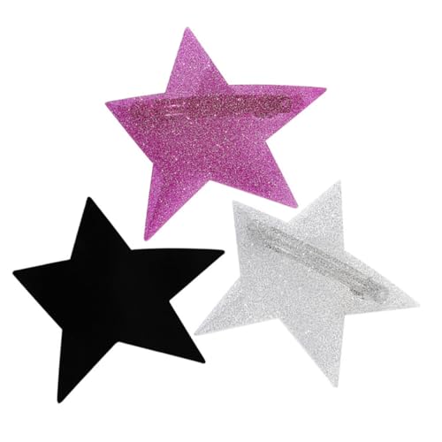 VALICLUD 3 Stück Teiliges Stern Haarnadeln für Damen Funkelnde Haarschmuck Accessoires für Verschiedene Frisuren für Hochzeiten Partys und Besondere Anlässe von VALICLUD