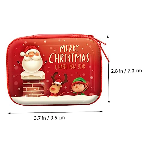 VALICLUD 3 Stück Teiliges Weihnachts Geldbeutel Robustem Weißblech Kompakte Münzaufbewahrung mit Festlichem Design als für Mitgebsel zu Weihnachten von VALICLUD