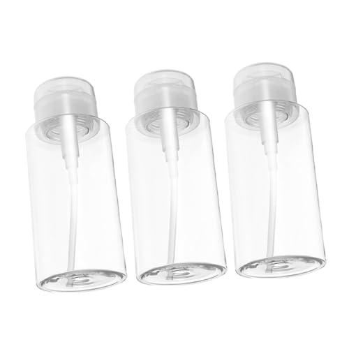 VALICLUD 3stücke Pumpflaschen Für Nagellackentferner Und Make-up-entferner Transparente Pet-flaschen Mit Pumpen Tragbar Und Auslaufsicher Für Und Kosmetikpflege VALICLUD 3stücke Pumpflaschen Für Nagellackentferner Und Make-up-entferner Transparente Pet-flaschen Mit Pumpen Tragbar Und Auslaufsicher Für Und Kosmetikpflege von VALICLUD