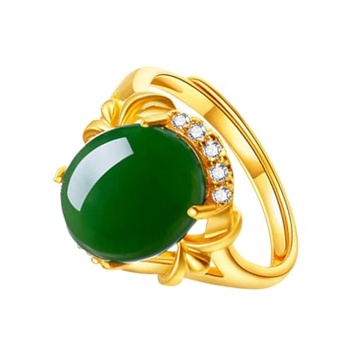 VALICLUD 3 Stk verstellbarer Ring für den jahrestag damenschmuck Steinschmuck für Frauen Edelstein Jade Ringe Gedenkgeschenke eleganter Fingerring Ringschmuck Barock- Yuhuan von VALICLUD