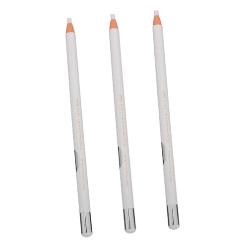 VALICLUD 3 Stück Augenbrauen Eyeliner Stift Wasserfester Highlighter Bleistift für Präzise für Make Up Künstler und Anfänger Weißer Seidenraupenstift für Täglichen Gebrauch von VALICLUD