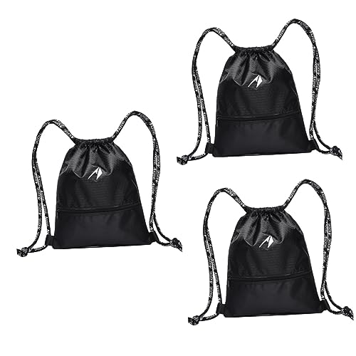 VALICLUD 3st Sportrucksack Rücksack Basketball-rucksack Ranzen Herren Basketballrucksack Ball Rucksack Balltasche Fitness Kordelzug von VALICLUD