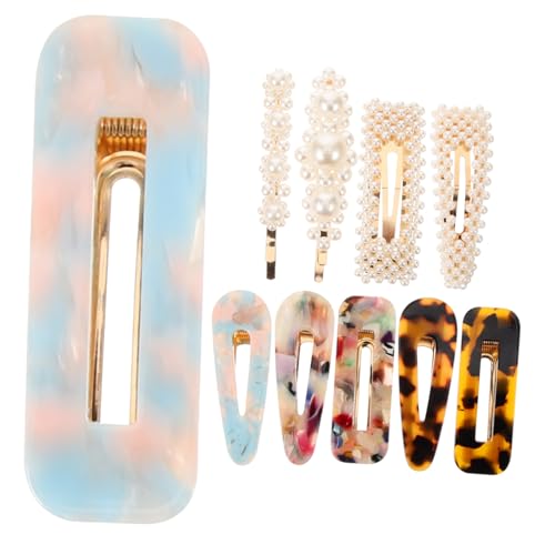 VALICLUD 30 Stk Haarspange aus Marmor Haar Klammern graceling geschke keep hair jewellery partytisch prrety women girl Haarnadel Haarspangen Europäisch und amerikanisch einstellen Fräulein von VALICLUD