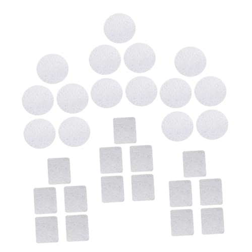 VALICLUD 30 Stück DIY Lidschatten Magnetscheibe Lidschattenpalette Lidschattenaufkleber Lidschattenschale Aufkleber Metallaufkleber Leere Palette Augen Make Up Aufkleber von VALICLUD