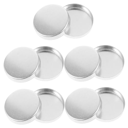 VALICLUD 30stücke Runde Lidschattenpfannen Leere Pfannen Für Lidschatten Nachfüllbare Metallkosmetikbehälter Kleine Make-up-tabletts Leere Rougepfannen von VALICLUD