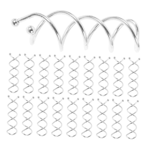 VALICLUD 30 Stück Teiliges Metall Spiral Haarnadeln Kratzfreie Drehbare Dutt Haarklammern für Damen Langlebige Haarnadeln zum Einfachen Stylen von Dutt und Hochsteckfrisuren DIY Haarstyling von VALICLUD