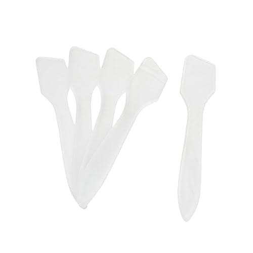 VALICLUD 300stücke Transparenter Kosmetikspatel Für Gesichtscreme Praktischer Löffel Zum Auftragen Von Masken Und Cremes Für Diy-kosmetik Und Schönheitsanwendungen von VALICLUD