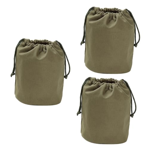 VALICLUD 3St Aufbewahrungstasche aufbewahrungssack Storage Pockets durchsichtige Handytasche Campingtasche Besteck Aufbewahrungsbeutel Vorratsbehälter Geschirrbehälter Kordelzug Container von VALICLUD