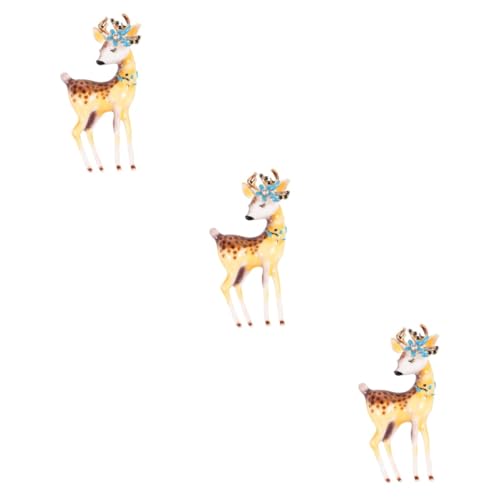 VALICLUD 3stücke Cartoon Reh Brosche Aus Süße Anstecknadel Für Kleidung Hüte Taschen Und Kostüme Als Modisches Accessoire Für Besondere Anlässe von VALICLUD