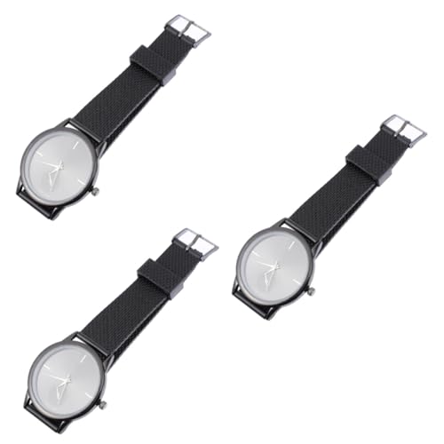 VALICLUD 3stücke Elegant Damen Quarzuhr Mit Verstellbarem Armband Stilvolle Business-Armbanduhr Für Alltag Für Frauen Jedem Anlass Robuste Materialien Und Präzise Zeitmessung von VALICLUD