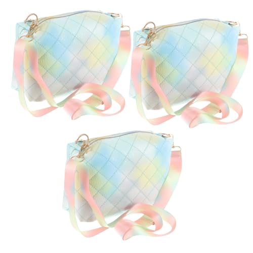 VALICLUD 3St Farbverlaufspaket weibliche Umhängetasche einzelne Umhängetasche Mädchen Umhängetasche umhängebeutel schulterbeutel totebags Umhängetasche für Frauen Handtaschen für Frauen Pu von VALICLUD