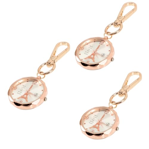 VALICLUD 3stücke Vintage Taschenuhr Für Krankenschwestern Robuste Arzttasche Mit Karabiner Praktische Aufhängung Elegantes Design Für Männer Und Frauen Für Zu Weihnachten Und von VALICLUD