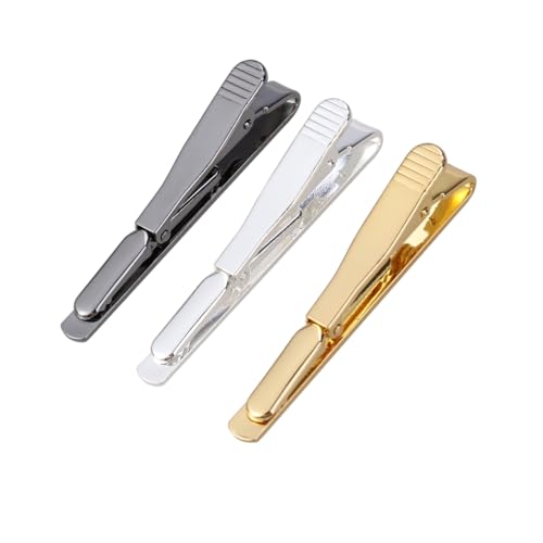 VALICLUD 3Stücke Herren Krawattenclip Silber Gold Krawattennadel für Business Abendveranstaltungen Robuste Konstruktion Perfektes VALICLUD 3Stücke Herren Krawattenclip Silber Gold Krawattennadel für Business Abendveranstaltungen Robuste Konstruktion Perfektes von VALICLUD
