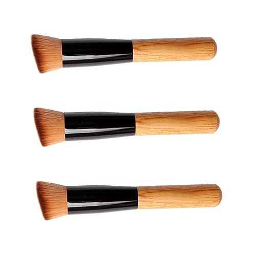 VALICLUD 3Stücke Makeup Pinsel für Professionelle Puder und Lidschatten Pinsel mit Robustem Makeup Accessoires für Täglichen und Professionellen Gebrauch von VALICLUD