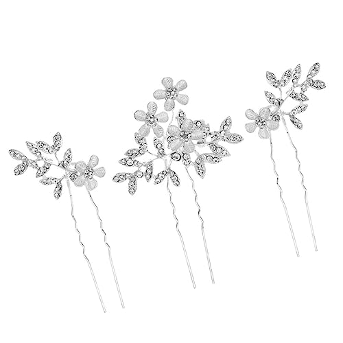 VALICLUD 3Stücke Teiliges Haarnadeln Haarschmuck für Hochzeiten Leichte Haarklammern für Damen und Perfektes Haarstyling Zubehör von VALICLUD