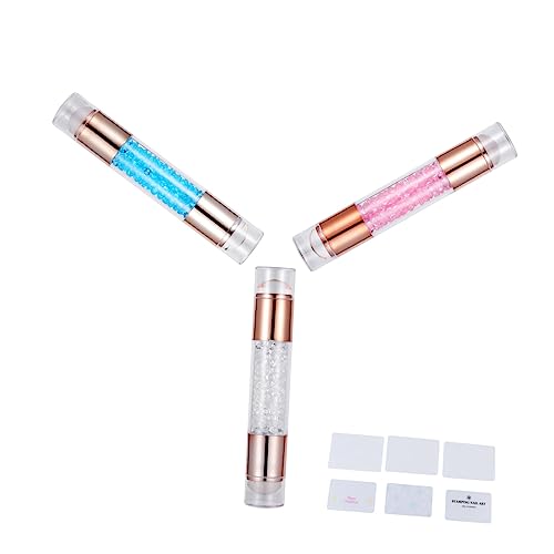 VALICLUD 3stücke Nagelkunst-stempeln Mit Acryl Stempel Für Diy Maniküre Nail Art Werkzeug Und Nagel Zubehör Für Nägel von VALICLUD