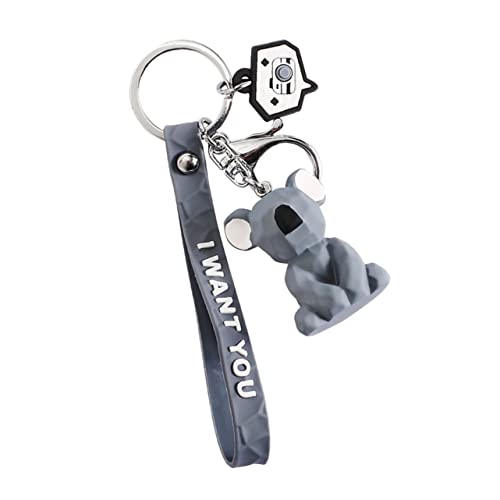 VALICLUD Koala-PVC-schlüsselanhänger – Geometrisch Schlüsselband Dekorativer Safe & Für Schlüssel Geldbörse von VALICLUD