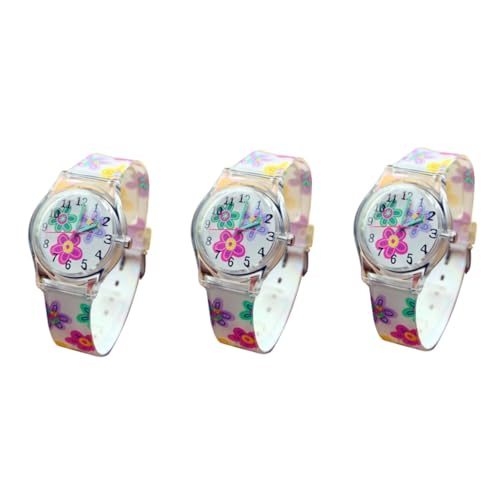 VALICLUD 3st Cartoon-Armbanduhr Kind Herzförmig von VALICLUD